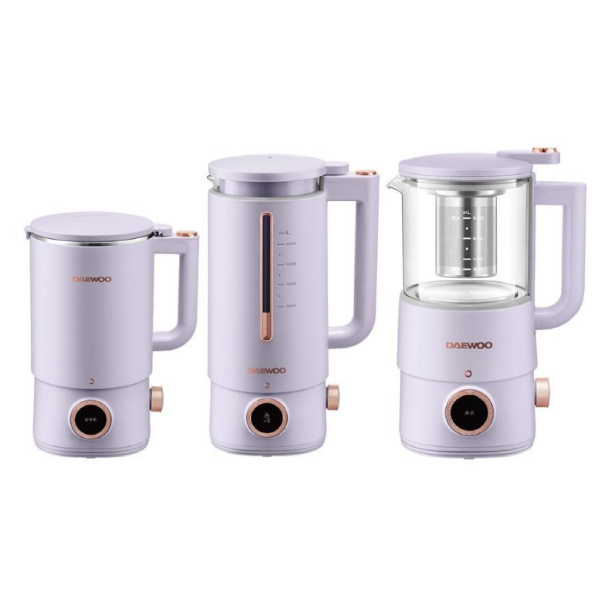 Daewoo DY-SM05 百變廚房機器升級版 (破壁機+養生壺+硏磨杯套裝)